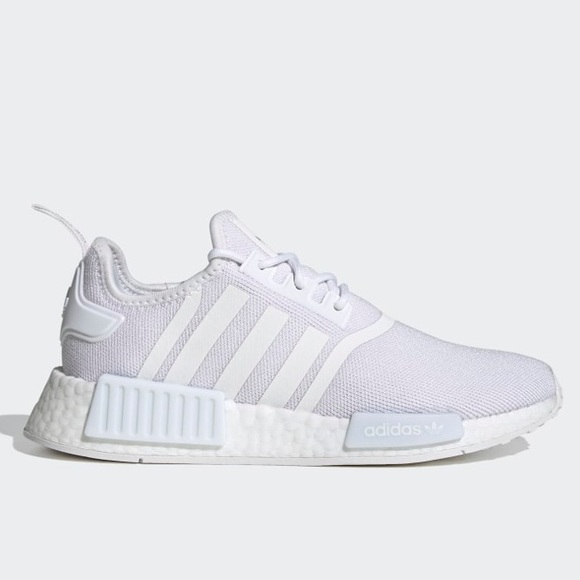 adidas NMD R1 Primeblue Triple White - Picture 2 of 8
